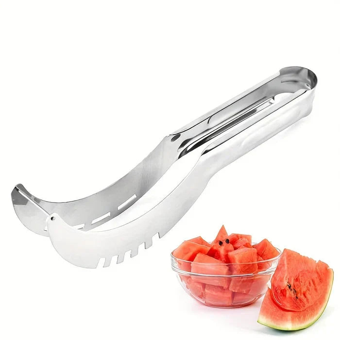 Stainless Steel Fruit Slicer Cutter for Watermelon Cantaloupe Papaya Dragon Fruit Kitchen Tool Fast Serving Prep | Thomler