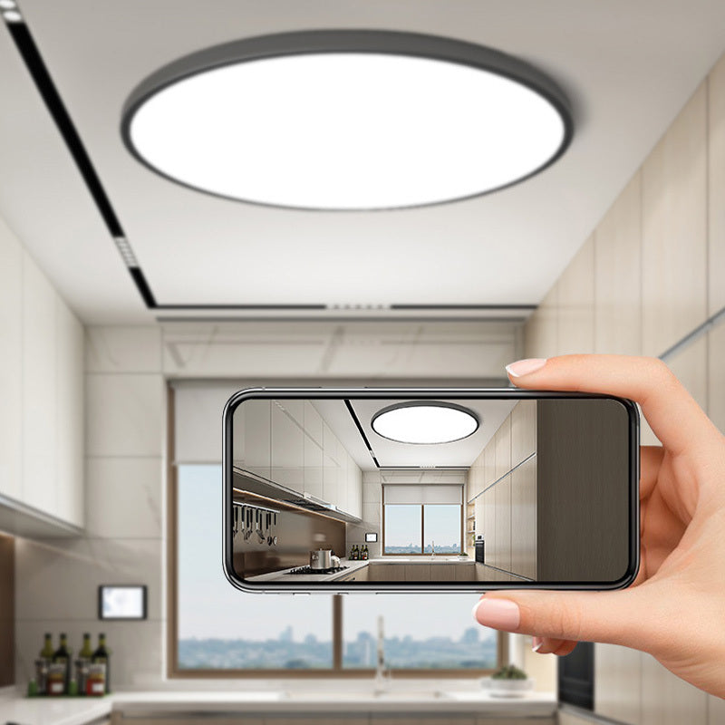 Ultra-Slim Round LED Ceiling Light for Bathrooms & Bedrooms – 9-15 in Flush Mount | Thomler
