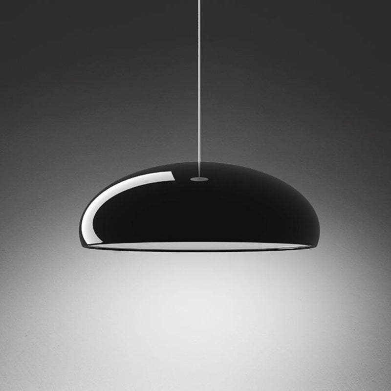 Modern Metal Dome Ceiling Fixture with Tri-Tone Dimming & LED Bulb – 14 to 24 inch Round Hardwired Indoor Hanging Lamp for Dining | Thomler