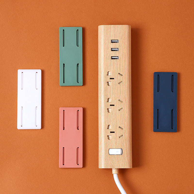 Wall-Mount Adhesive Holders for Power Strips & Routers - Peel & Stick Cable Organizer Clips - Set of 10 for Home Office & Kitchen | Thomler