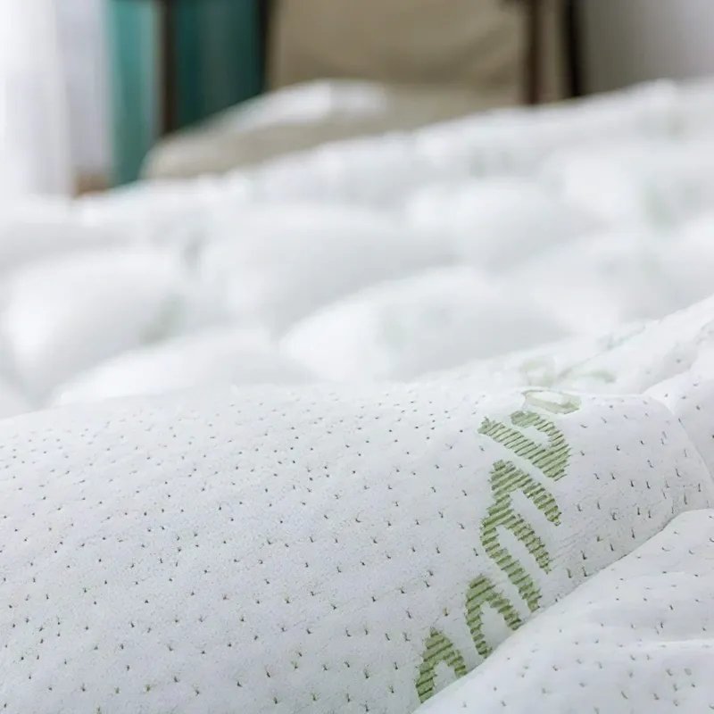 Mattress Topper Bamboo Blend 5.0 cm (2.0") Breathable Bed Comfort Cooling Hypoallergenic Mattress Protector Overlay | Thomler