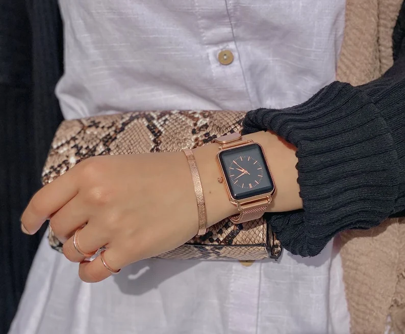 Adjustable Cuff Bracelet with Engraved Islamic Verse | Stainless Steel | Gold Silver Rose Gold Black Finish | Hypoallergenic Jewelry for | Thomler