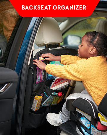 Dual-Pocket Vehicle Seatback Storage with Transparent Screen Sleeve for Road Trips | Thomler