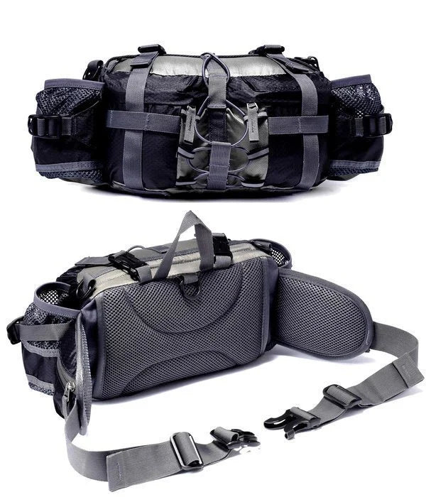 Lightweight Waterproof Running Belt Bag with Bottle Holders for Hiking, Jogging & Travel | Thomler