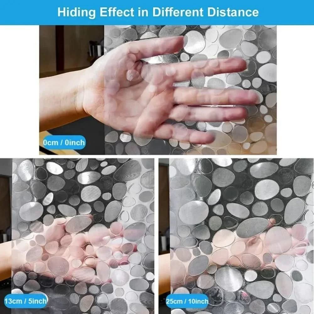 See-Through Stone-Texture Shower Liner – Waterproof Bathroom Panel for Wet Zones | Thomler