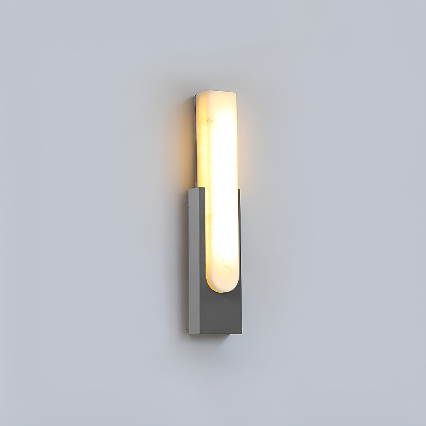 Wall Lamp Alabaster 19.7 in Gold LED Bedroom Hallway Modern Sconce Lighting Fixture | Thomler