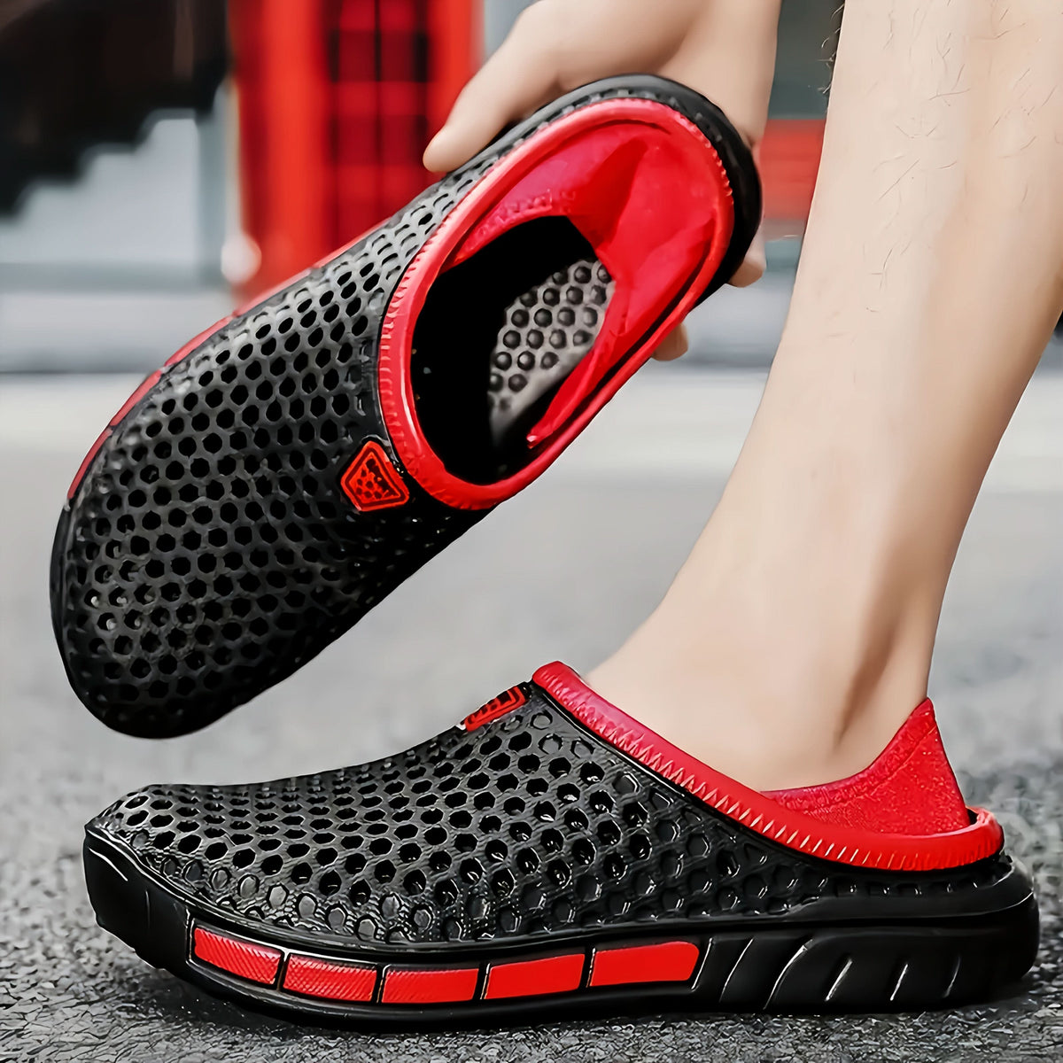 Sport Sandals Men's Trail Water & Beach Footwear Adjustable Strap Quick-Dry Amphibious Outdoor Summer Shoes Closed-Toe for Kayaking Pool | Thomler