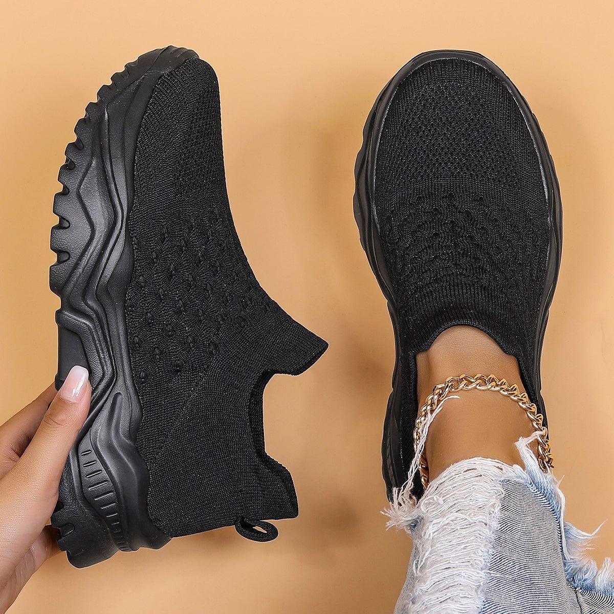 Cushioned Arch-Support Slip-On Sneakers for Women & Men – Lightweight Walking Shoes with Plush Foam Sole, Hands-Free Design for All-Day | Thomler