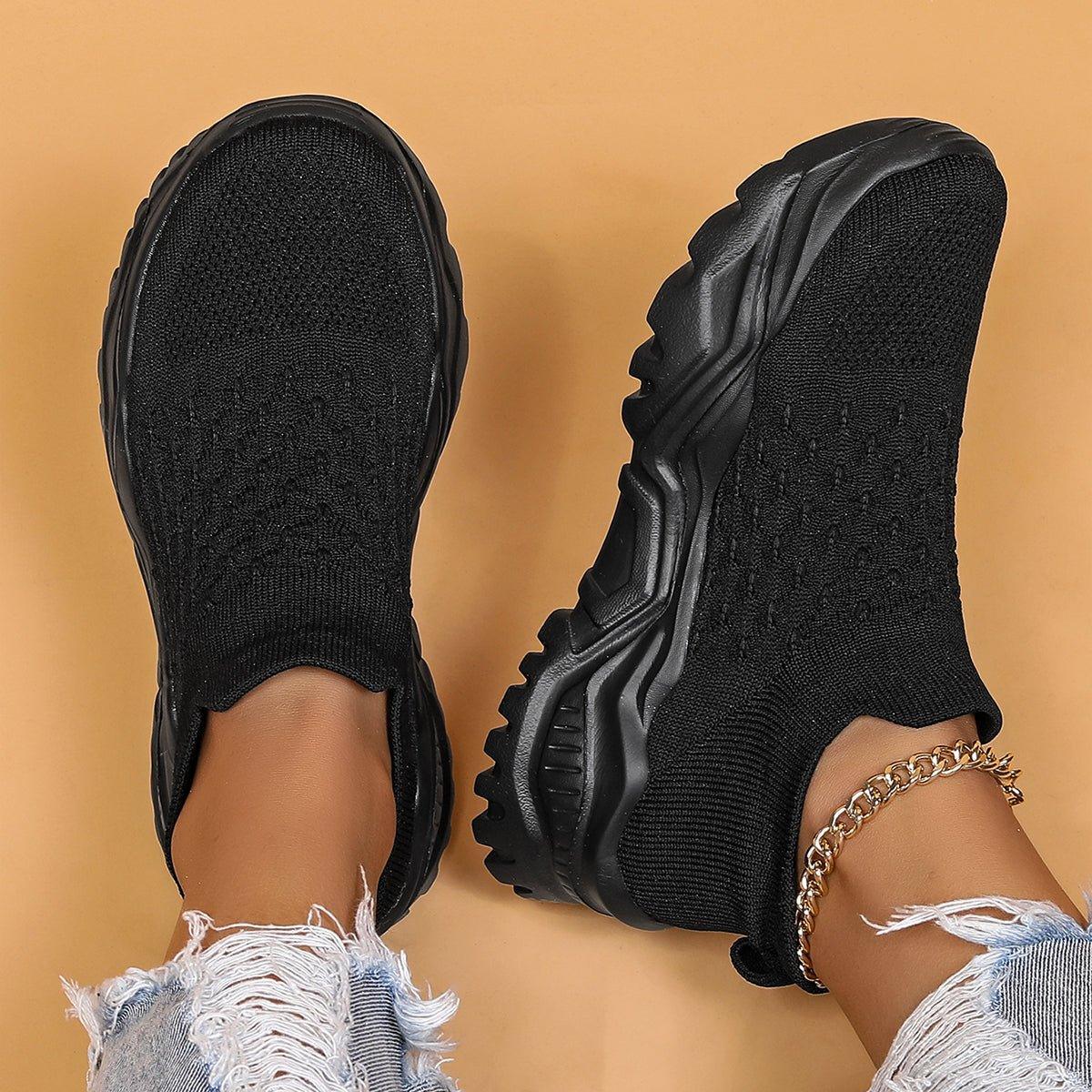 Cushioned Arch-Support Slip-On Sneakers for Women & Men – Lightweight Walking Shoes with Plush Foam Sole, Hands-Free Design for All-Day | Thomler