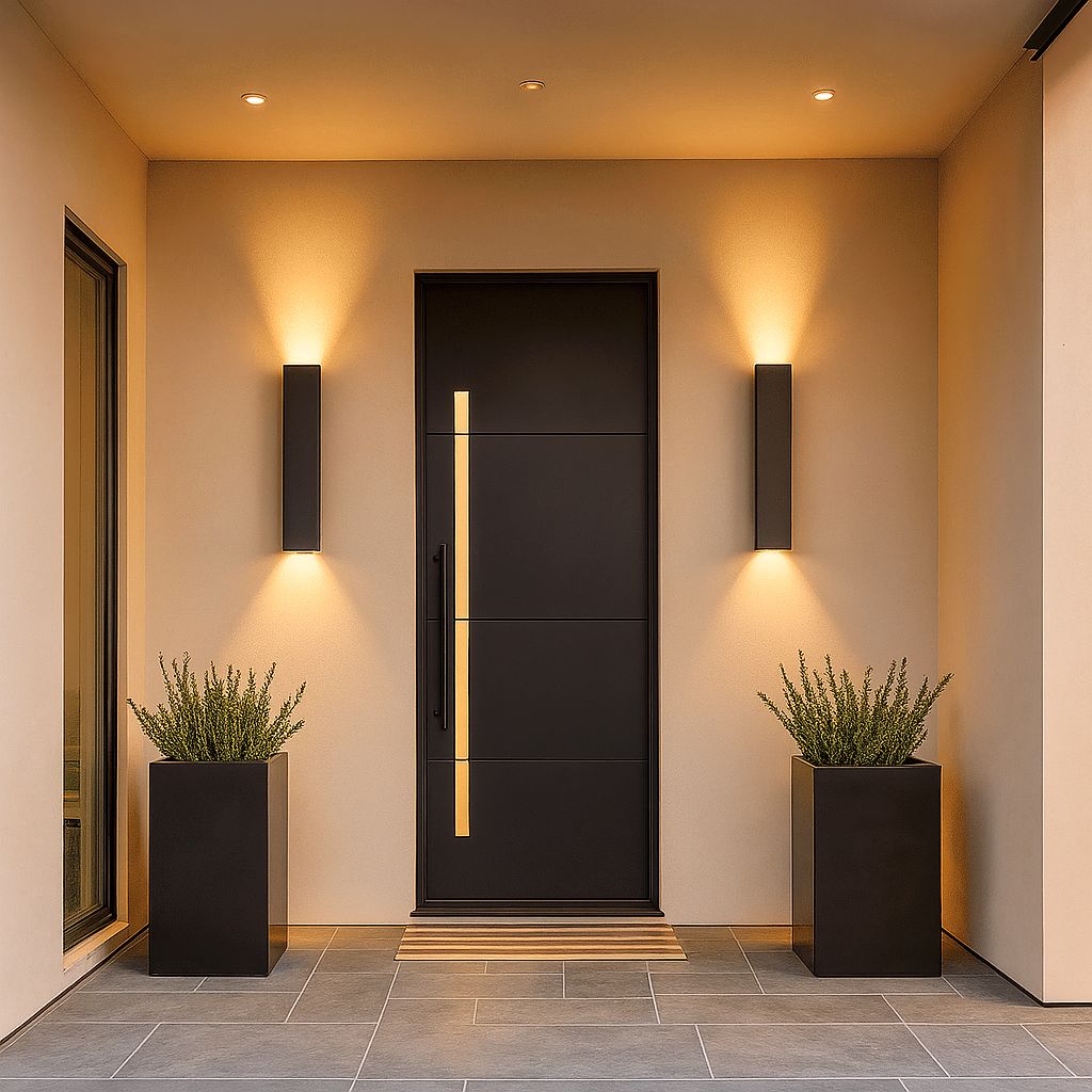 Outdoor LED Wall Sconce Aluminum Waterproof Fixture for Garden Patio Entryway Exterior House Lighting 6W 18W 24W | Thomler