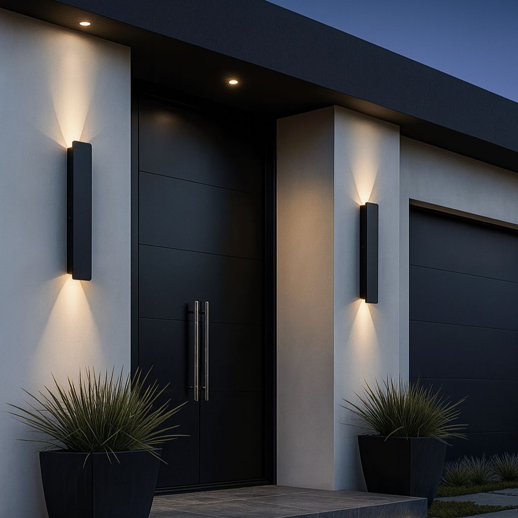 Outdoor LED Wall Sconce Aluminum Waterproof Fixture for Garden Patio Entryway Exterior House Lighting 6W 18W 24W | Thomler
