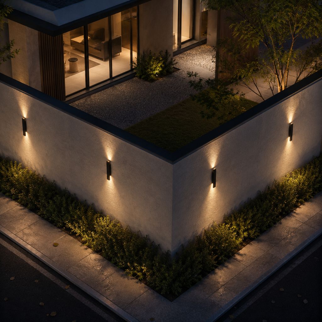 Outdoor LED Wall Sconce Aluminum Waterproof Fixture for Garden Patio Entryway Exterior House Lighting 6W 18W 24W | Thomler