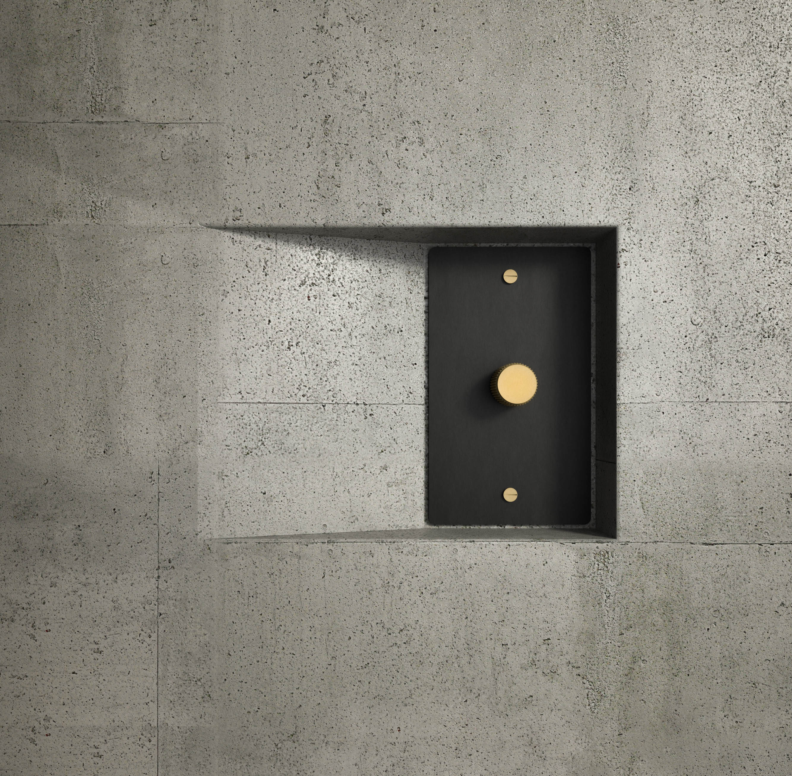 Dimmer Switch Brass Rotary Knob Stepless Indoor Wall Lighting Control Modern Home Decor Panel | Thomler