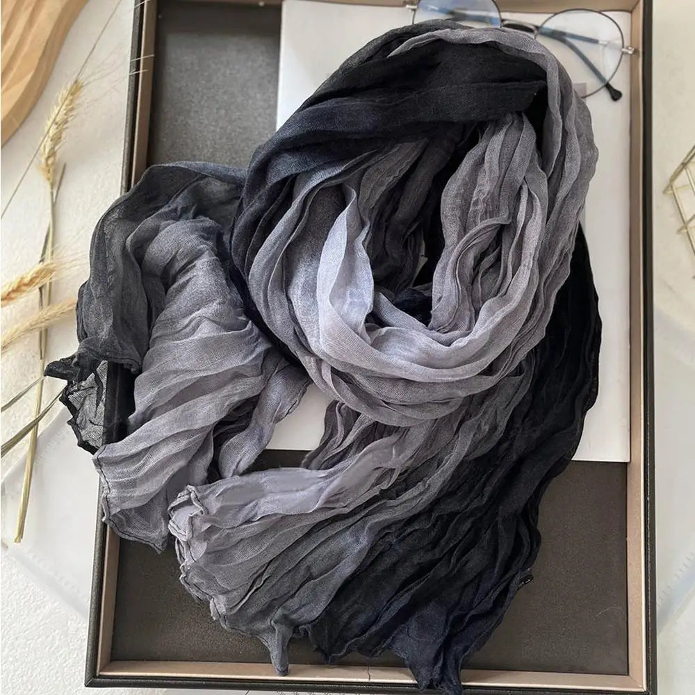 Women's Gradient Wrap – Lightweight Polyester Wrap for Cold Weather, Versatile Drape for Layering | Thomler