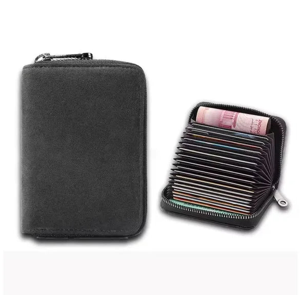 Slim Multi-Slot Card Holder Wallet with RFID Protection for Women – Compact Leather Credit Card Organizer Case for Purse, Travel & | Thomler