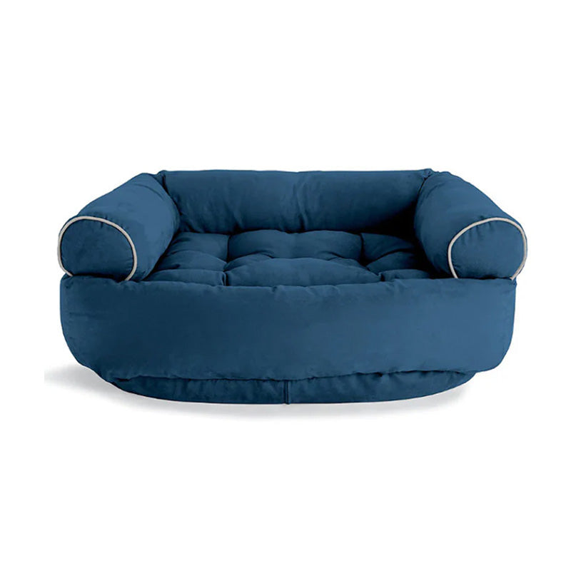 Orthopedic Dog Sofa Bed with Extra Cushioning for Joint Support & Anxiety Relief | Raised Bolster Pet Couch for Small Medium Large Dogs | Thomler