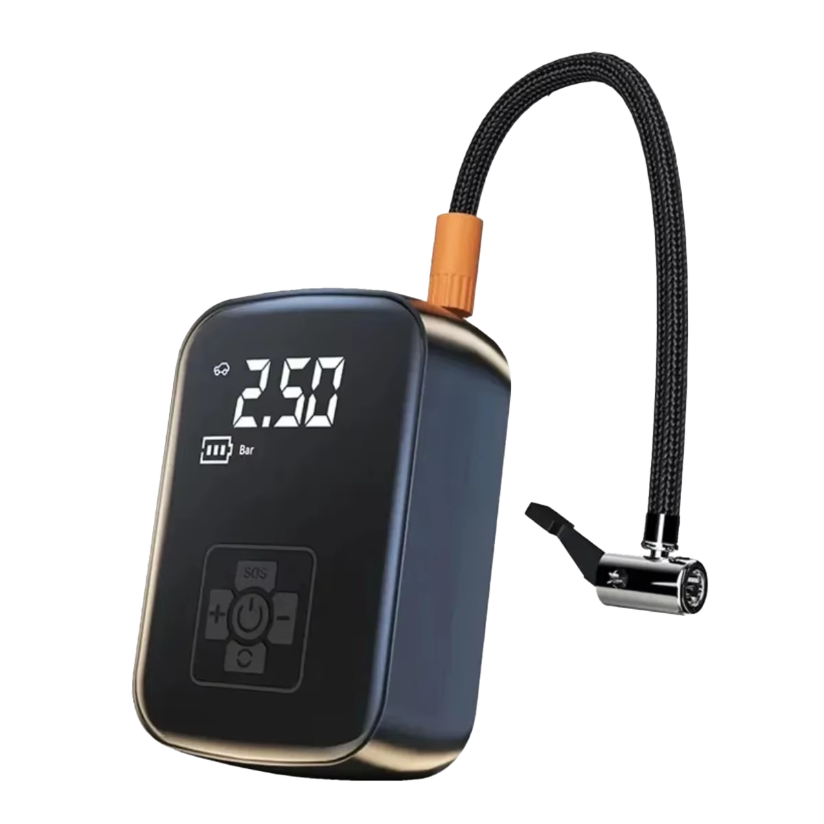 Portable Battery Air Compressor with Auto Shutoff & LED Light for Cars, Bikes, Sports Equipment | Thomler