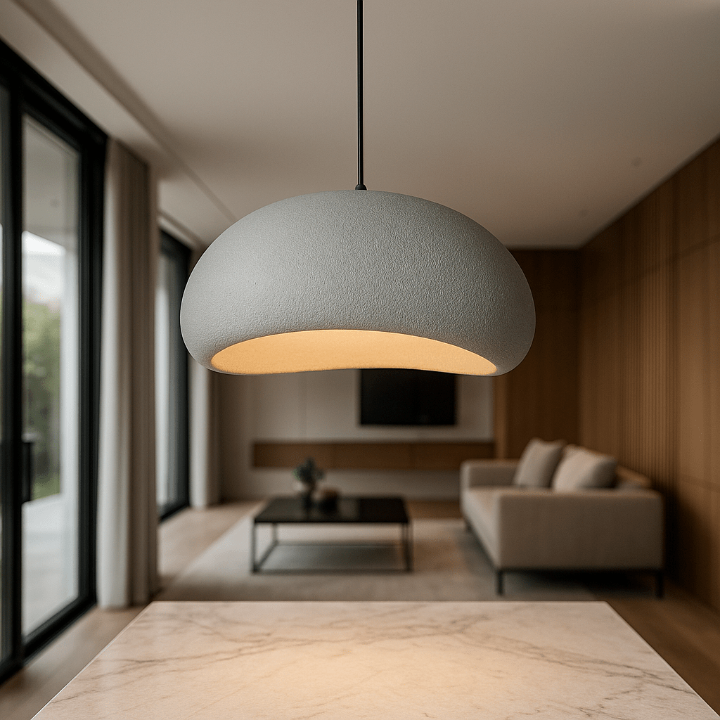 Pendant Light Polystyrene E27 Adjustable 120.0 cm White Dining Room Kitchen Hanging Ceiling Lamp Dimmable Modern | Thomler