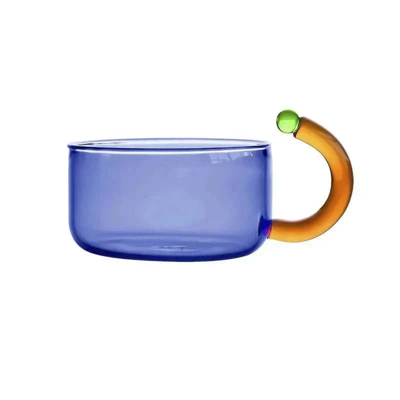 Teapot Borosilicate Glass 400 ml Amber Tea Brewing Set Minimalist Kitchen Herbal Infuser Cups | Thomler