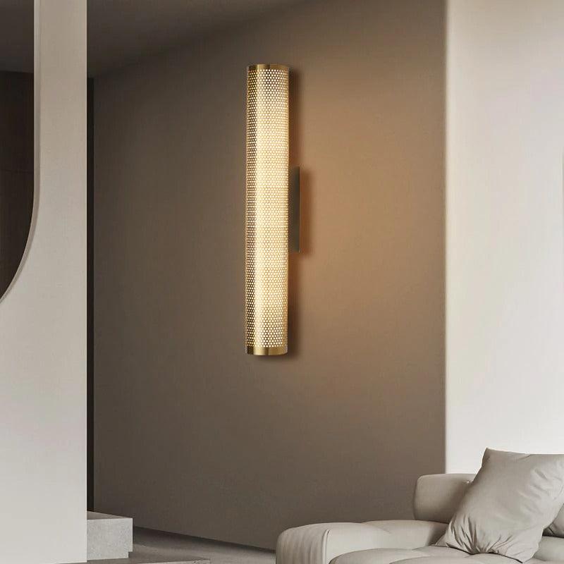 Hardwired Bathroom Vanity Light Fixture with Gold Finish, Modern Wall Mount Sconce for Bedroom, Living Room, Powder Room & Hallway | Thomler
