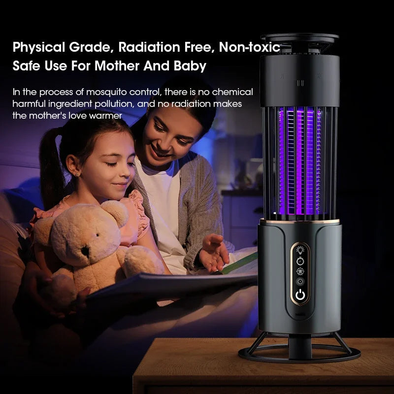 Indoor Electronic Mosquito Zapper Trap with UV Light and Night Light Function for Bedrooms and Living Spaces | Thomler