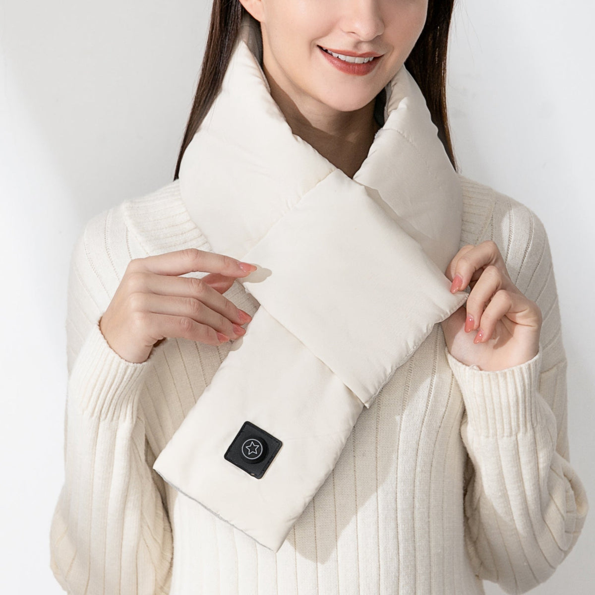 USB-Powered Heated Neck Scarf – Adjustable Temperature Wrap for Cold Weather & Muscle Relief | Thomler