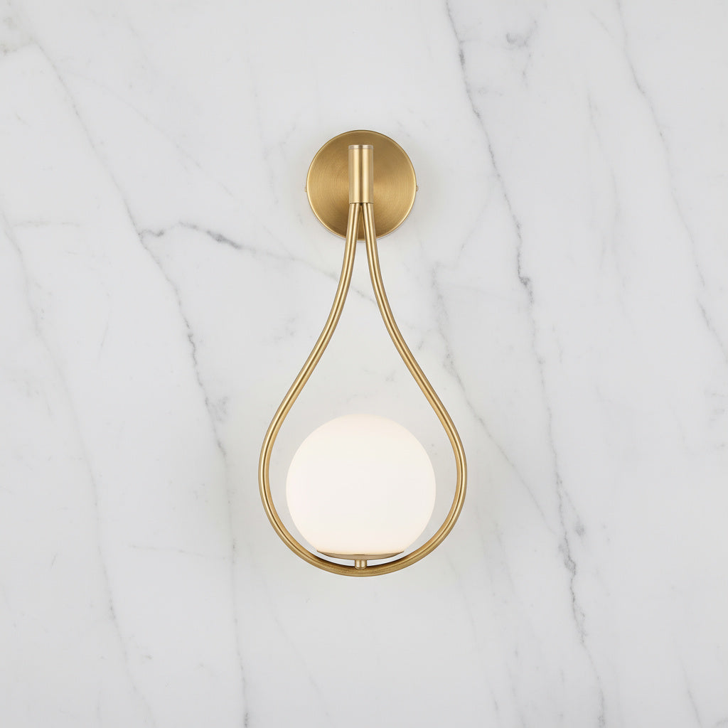 Metal Wall Sconce Minimalist Lamp Gold Black Silver Finish Hardwired Fixture Bedroom Hallway Living Room Dining Room Sconce | Thomler