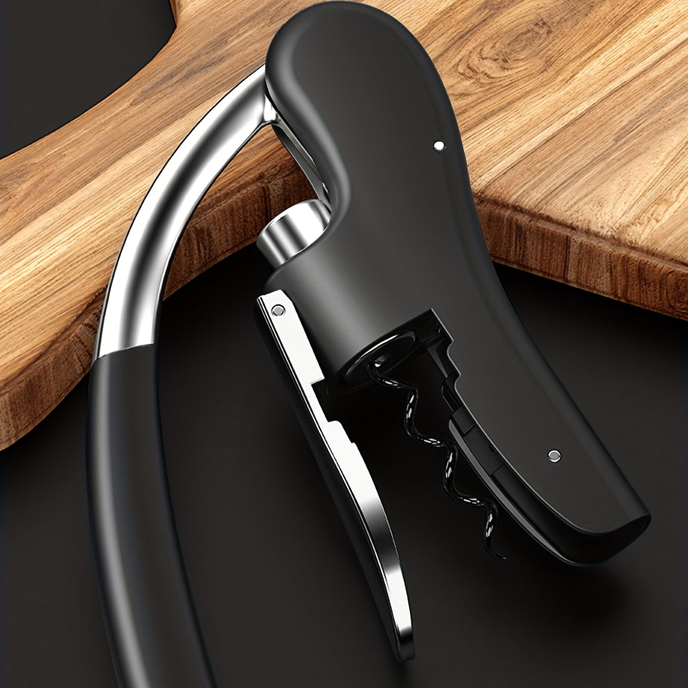 Corkscrew Lever Metal 14.0 cm Red Wine Bottle Opener Home Bar Restaurant Ergonomic Manual Cork Remover | Thomler