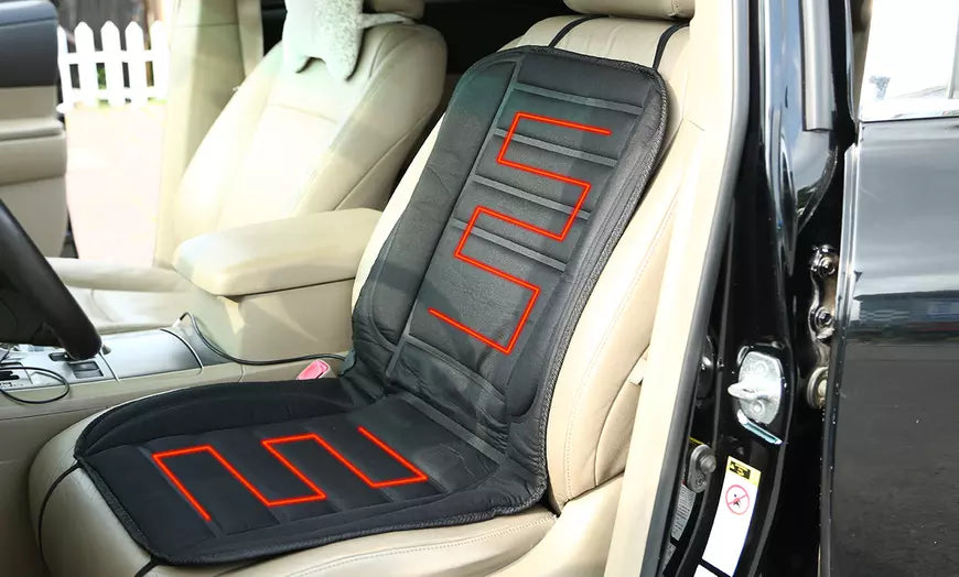 12V Car Seat Heating Pad Full Body Warmer for Winter Driving with Fast Heat-Up & Universal Fit for SUVs Trucks Vans | Thomler