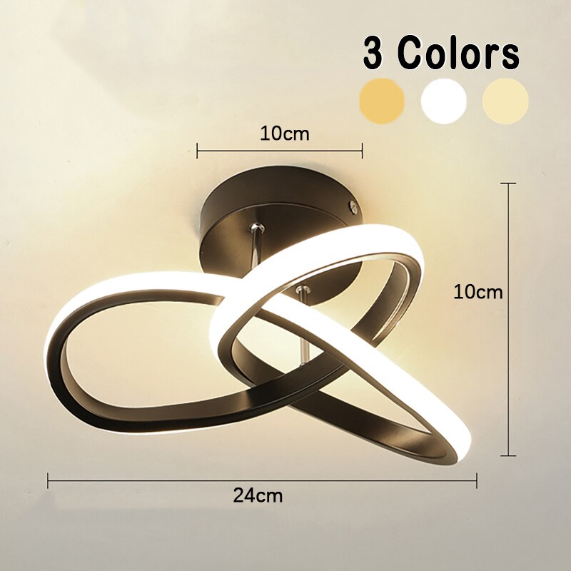 Adjustable LED Ceiling Light with Rotating Arms – Dimmable Modern Flush Mount Fixture for Living Room, Bedroom, Office & Kitchen | Thomler