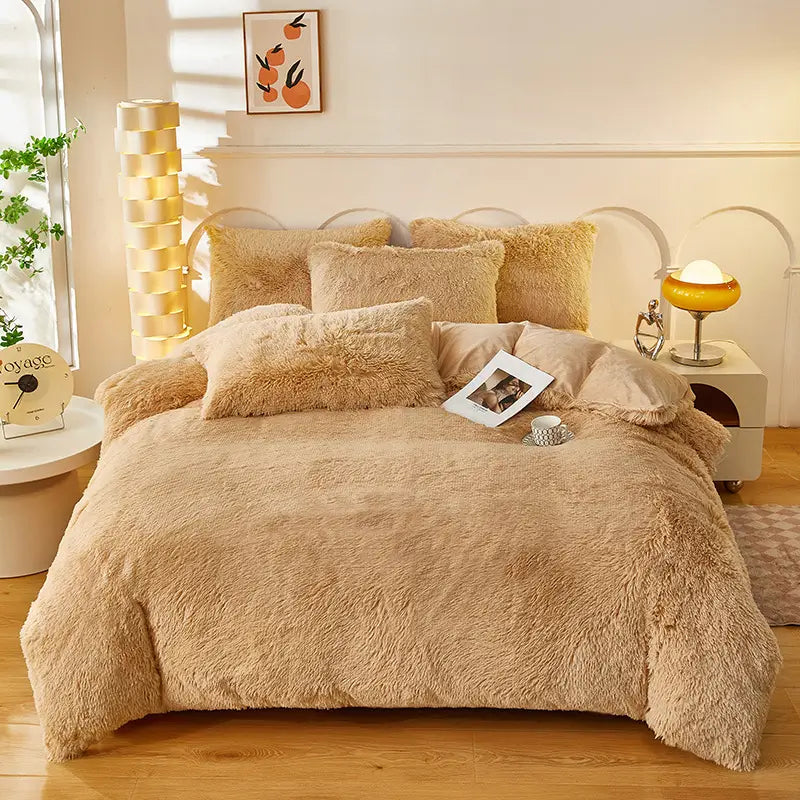 Ultra-Soft Sherpa Fleece Comforter Set – Plush Cloud-Like Warmth for Winter Nights | Thomler