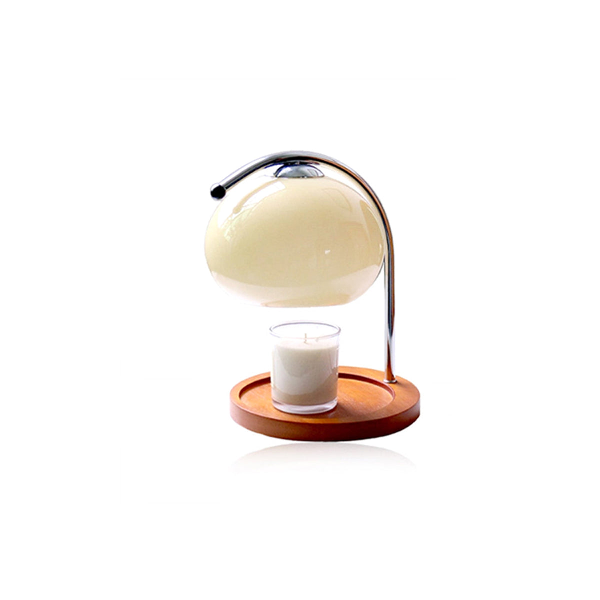 Flameless Halogen Candle Melting Lamp with Adjustable Warmth & Vintage Design | Thomler