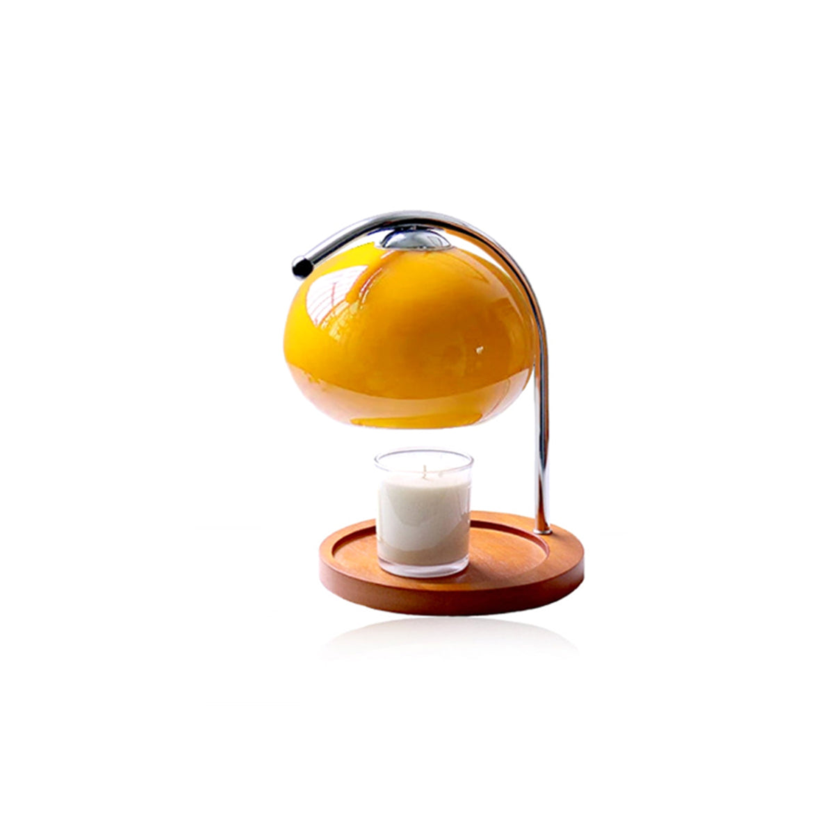 Flameless Halogen Candle Melting Lamp with Adjustable Warmth & Vintage Design | Thomler