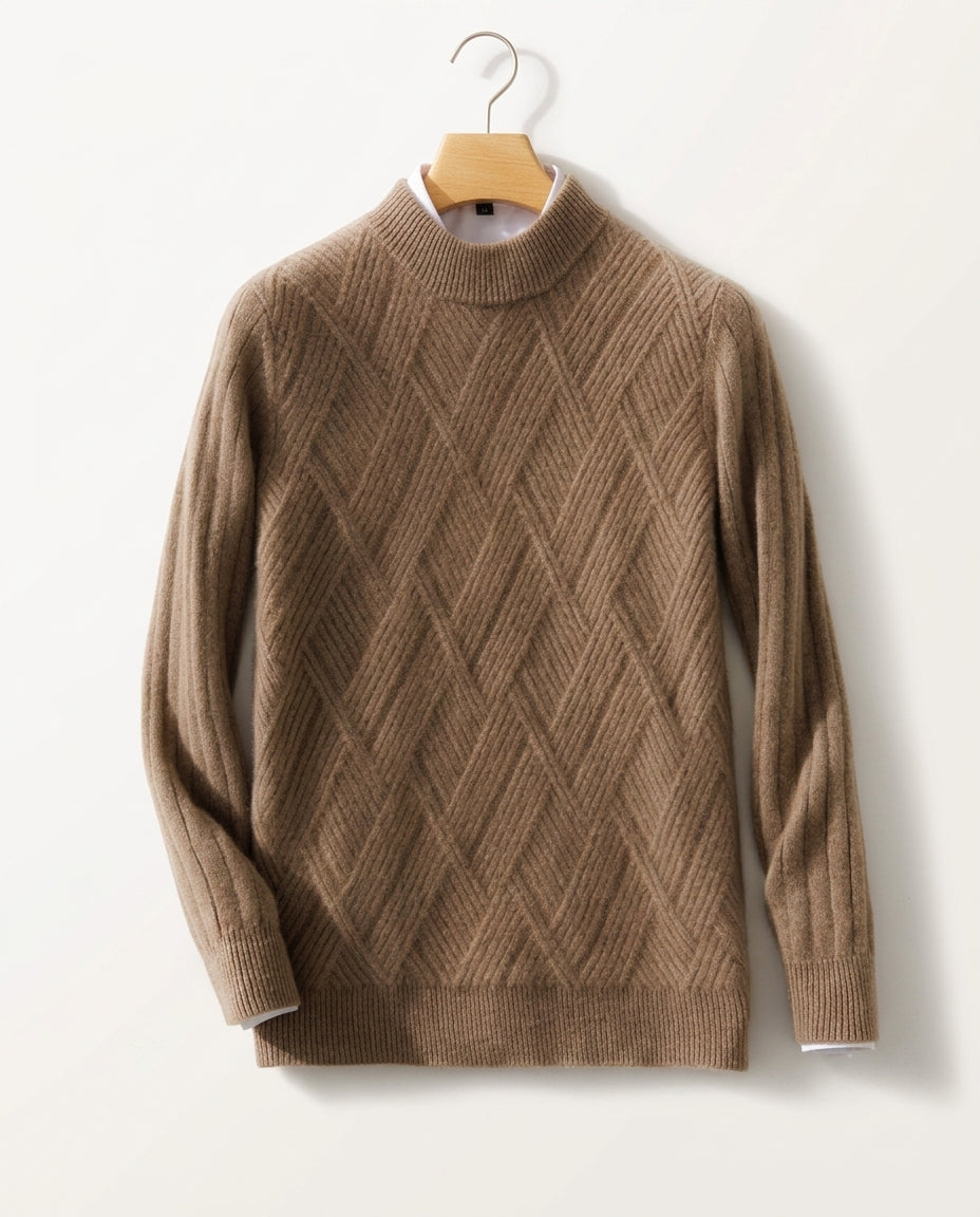 Pure Cashmere Men's Pullover – Soft Crewneck Sweater for Fall & Winter Layering, Premium Knitwear for Everyday Wear | Thomler
