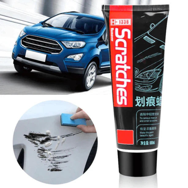 Car Plastic & Trim Restorer Polish Kit for Faded Auto Surfaces | Scratch Repair for Headlights, Bumpers & Dashboard | UV Protection | Thomler