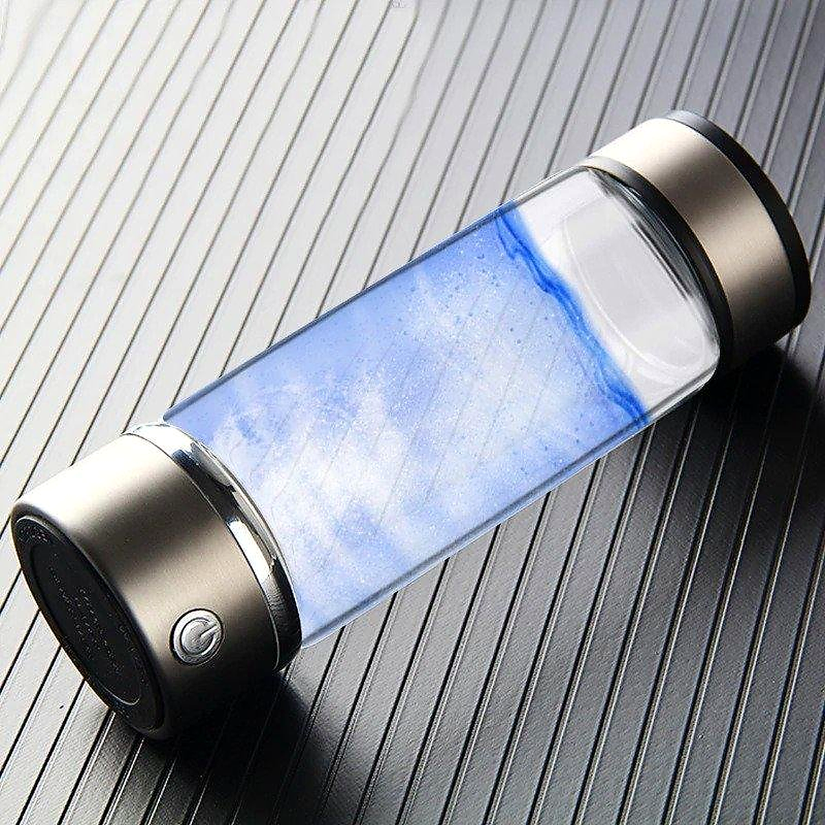 Rechargeable Hydrogen Water Generator Bottle 13.5 oz USB-C Travel Tumbler for Office Gym Home Daily Hydration | Thomler
