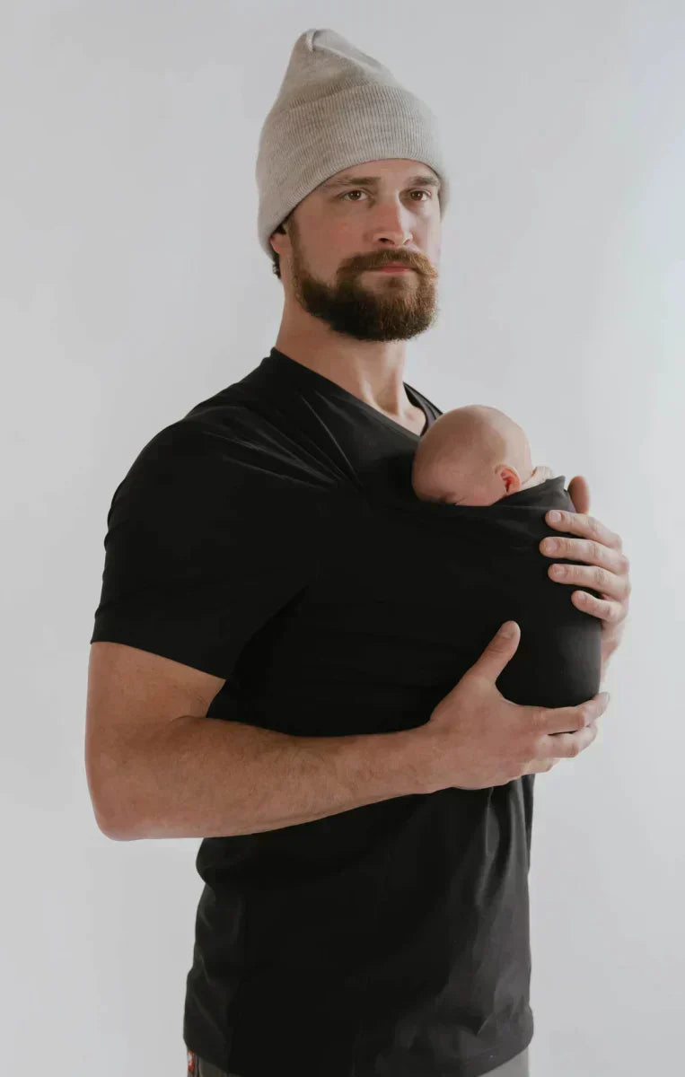 Hands-Free Infant Carrier Shirt for Moms & Dads – Soft Cotton Kangaroo Top with Built-In Pouch for Newborns & Nursing – Bonding Tee for | Thomler
