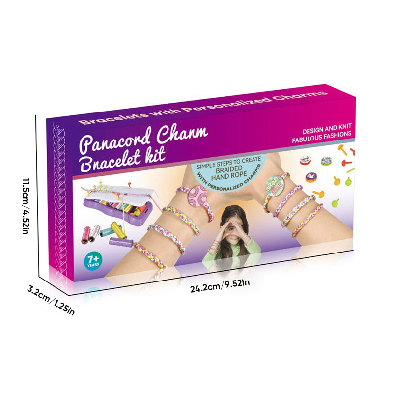 Kids' Friendship Bracelet Weaving Loom Kit – Creative Craft Set for Fine Motor Skills & Imaginative Play | Thomler