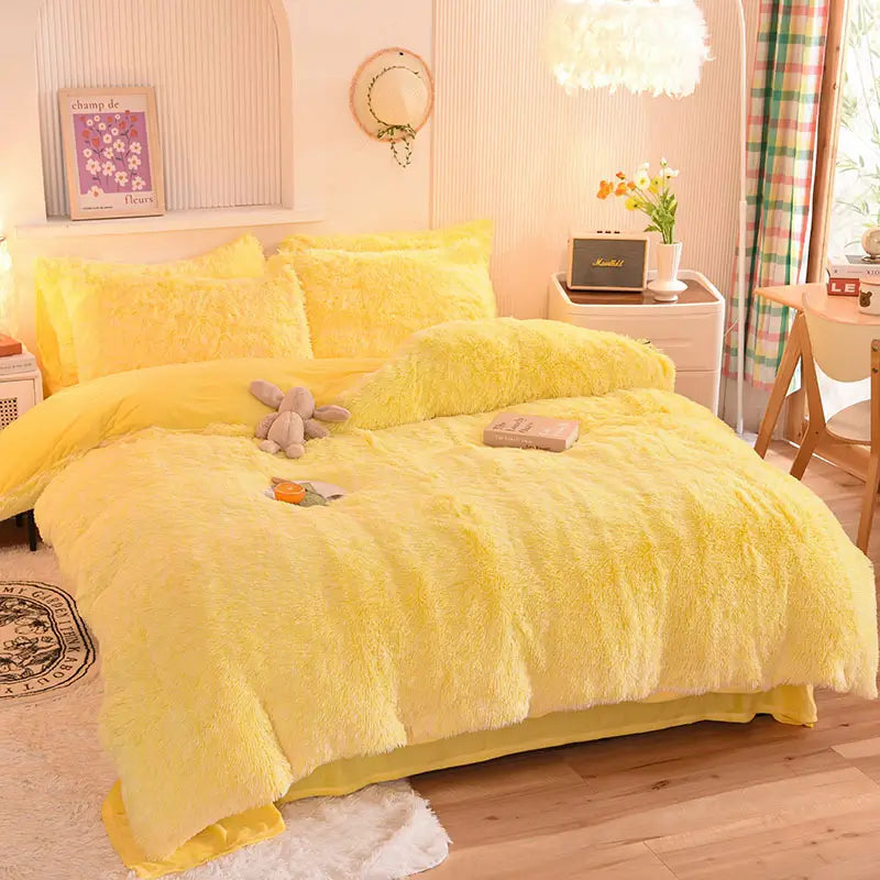 Ultra-Soft Sherpa Fleece Comforter Set – Plush Cloud-Like Warmth for Winter Nights | Thomler
