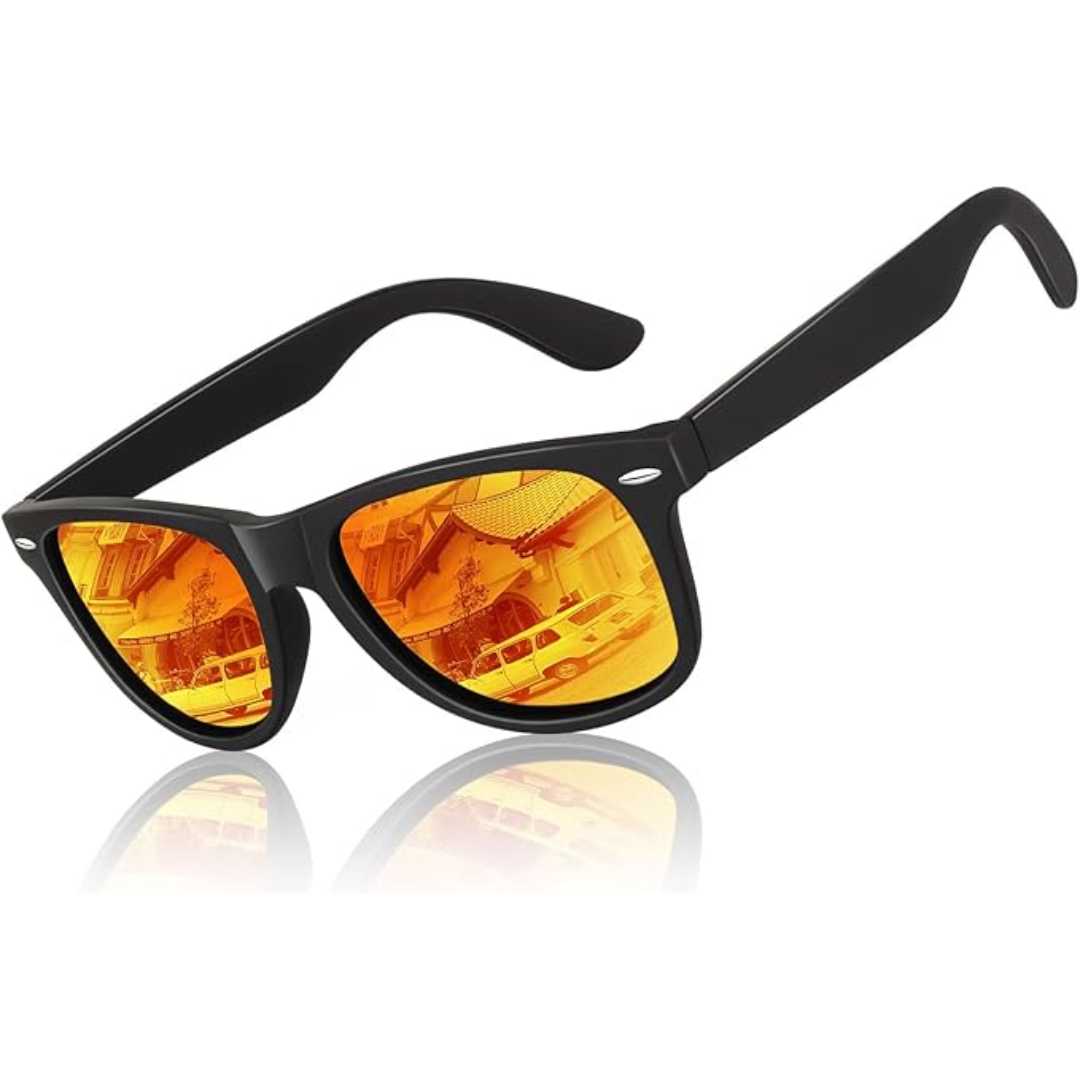 Polarized Retro Sunglasses UV400 Protection Unisex Vintage Eyewear Driving Hiking Water Sports Glare Reduction Lightweight Frames Men Women | Thomler