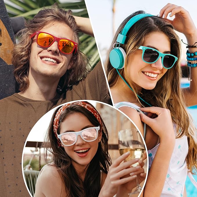 Polarized Retro Sunglasses UV400 Protection Unisex Vintage Eyewear Driving Hiking Water Sports Glare Reduction Lightweight Frames Men Women | Thomler