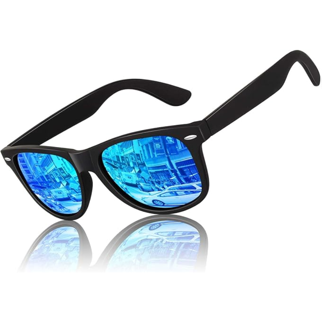 Polarized Retro Sunglasses UV400 Protection Unisex Vintage Eyewear Driving Hiking Water Sports Glare Reduction Lightweight Frames Men Women | Thomler