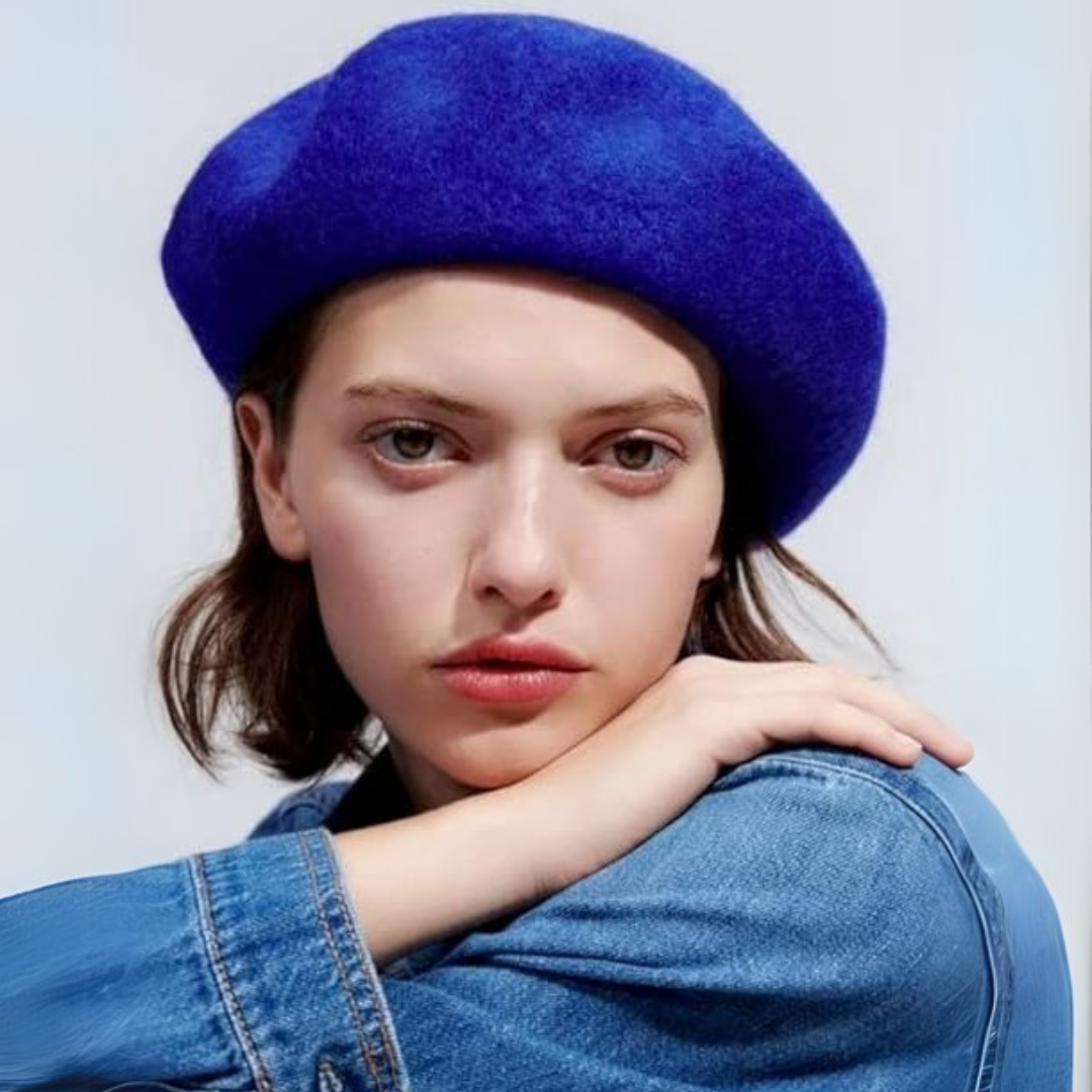 Women's Wool Beret Hat – Lightweight Parisian-Style Winter Cap in 10 Colors for Fall & Cold Weather | Thomler