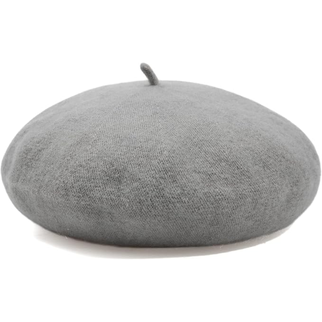 Women's Wool Beret Hat – Lightweight Parisian-Style Winter Cap in 10 Colors for Fall & Cold Weather | Thomler