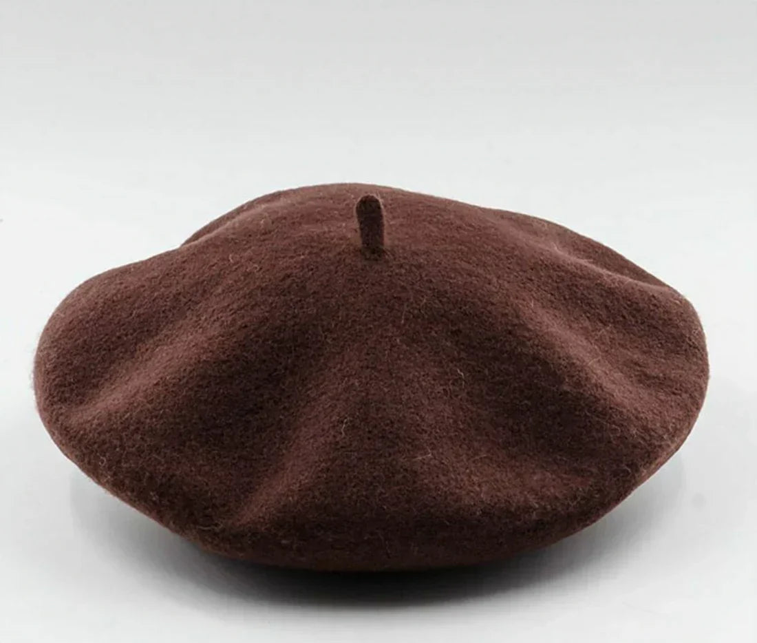 Women's Soft Felt Hat French Style Artist Cap Stretchy Headwear for Fall Winter Daily Fashion Casual Formal Wear | Thomler