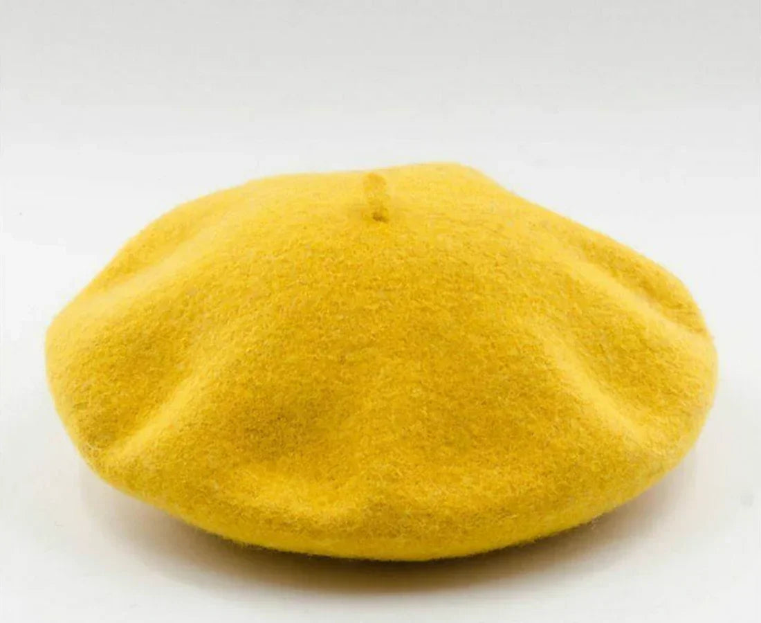 Women's Soft Felt Hat French Style Artist Cap Stretchy Headwear for Fall Winter Daily Fashion Casual Formal Wear | Thomler