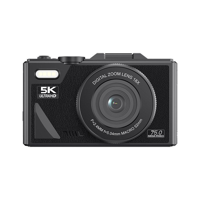 Compact 4K Digital Video Camera with Flip Screen & 18x Zoom for Vlogging, Content Creation, Travel & Photography | Thomler