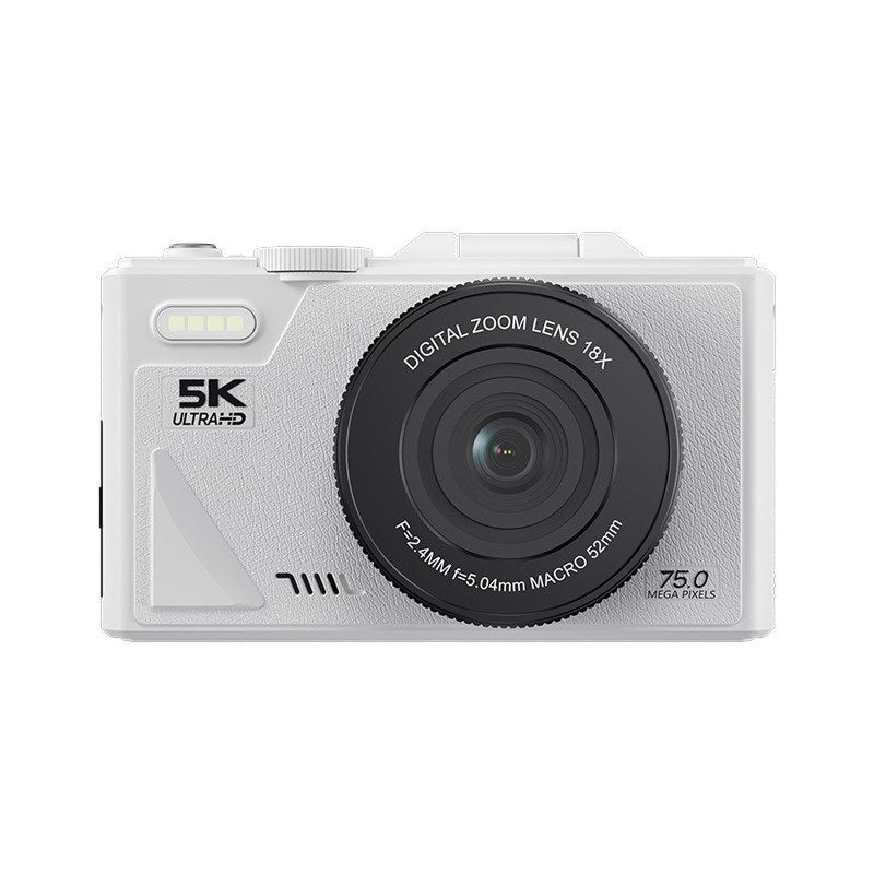 Compact 4K Digital Video Camera with Flip Screen & 18x Zoom for Vlogging, Content Creation, Travel & Photography | Thomler