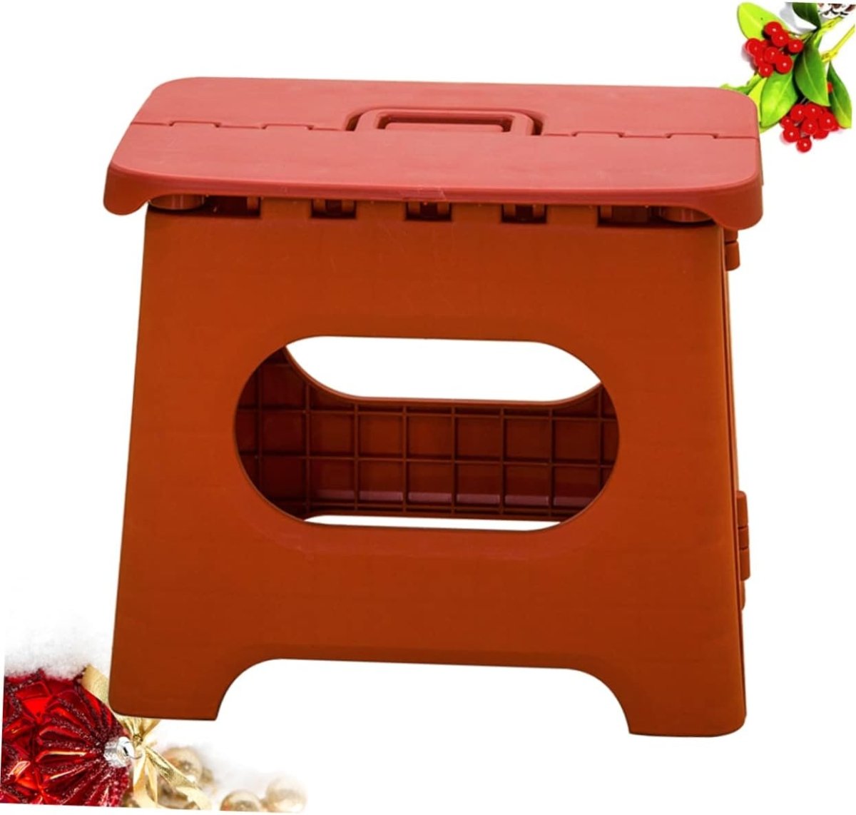 Compact Folding Step Stool with Handle for Kitchen Bathroom and Closet Access | Thomler