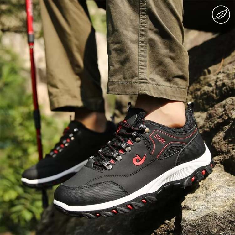 Orthopedic Hiking Shoes for Men & Women with Arch Support & Pain Relief, Wide Toe Box Sneakers for All-Day Comfort, Breathable Walking Shoes | Thomler